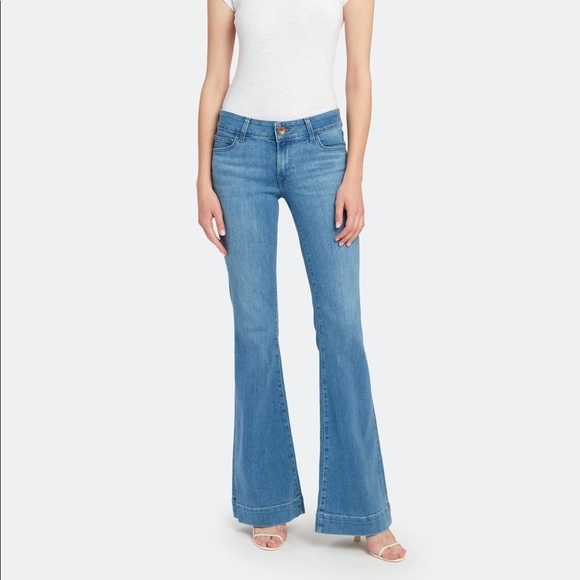 J Brand Lovestory Low Rise Flare Bellbottom Jeans - Picture 2 of 16